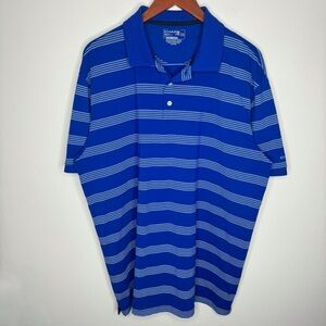 Chaps Golf Blue Polo Shirt Stay Dry Size XXL